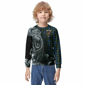 Mackenzie (Mckenzie) Tartan Kid Knitted Sweatshirt Roaring Lion Heritage