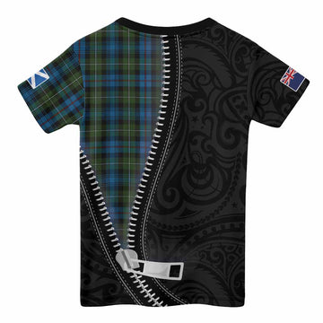 Mackenzie (Mckenzie) Tartan Kid T-shirt New Zealand Pattern Unique Zipper Stylized