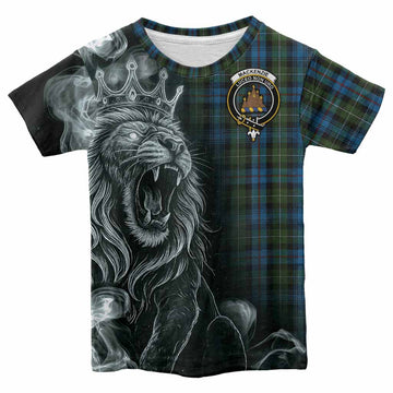 Mackenzie (Mckenzie) Tartan Kid T-shirt Roaring Lion Heritage