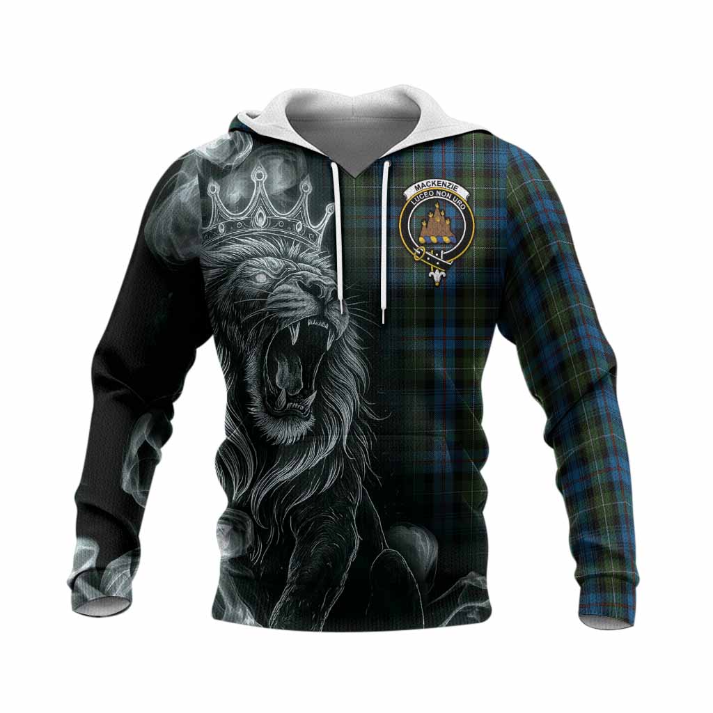 Mackenzie (Mckenzie) Tartan Knitted Hoodie Roaring Lion Heritage