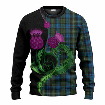 Mackenzie (Mckenzie) Tartan Knitted Sweater Traditional Scottish Thistle