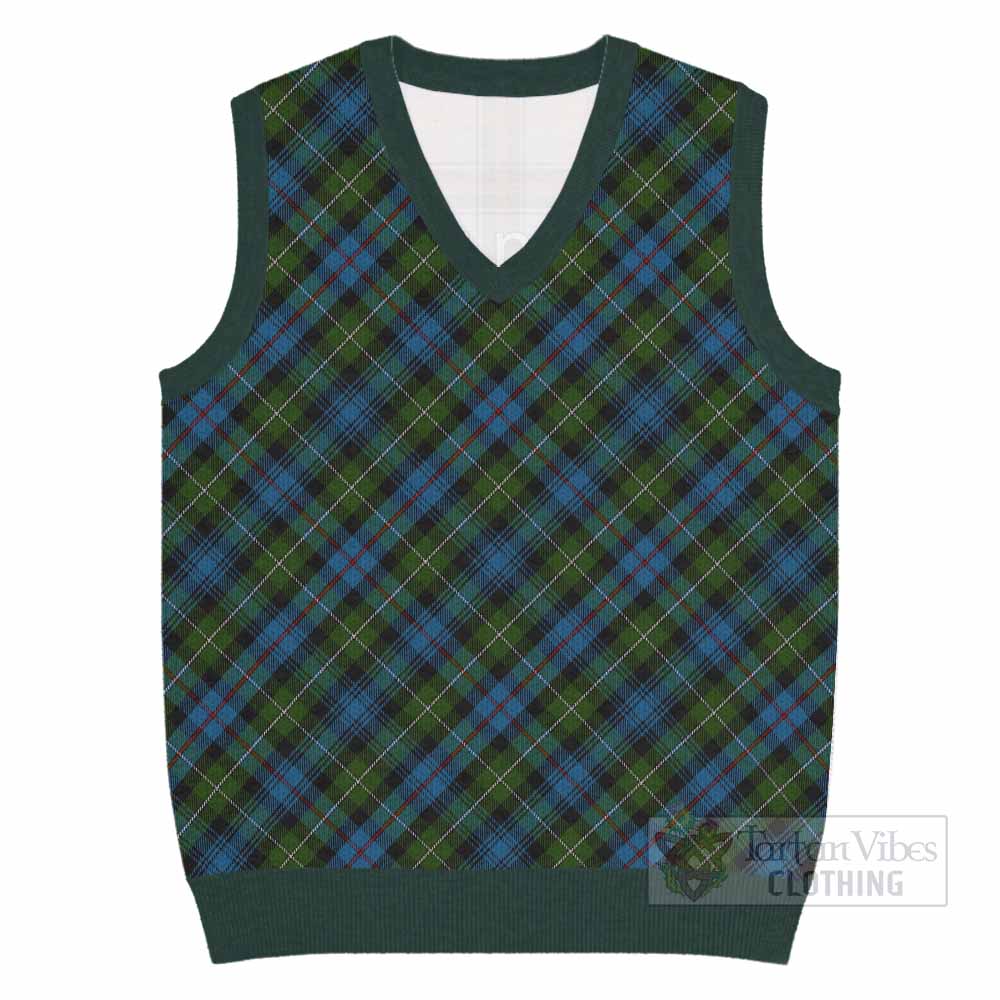 Mackenzie (Mckenzie) Tartan  Knitted V-Neck Vest Cross Style