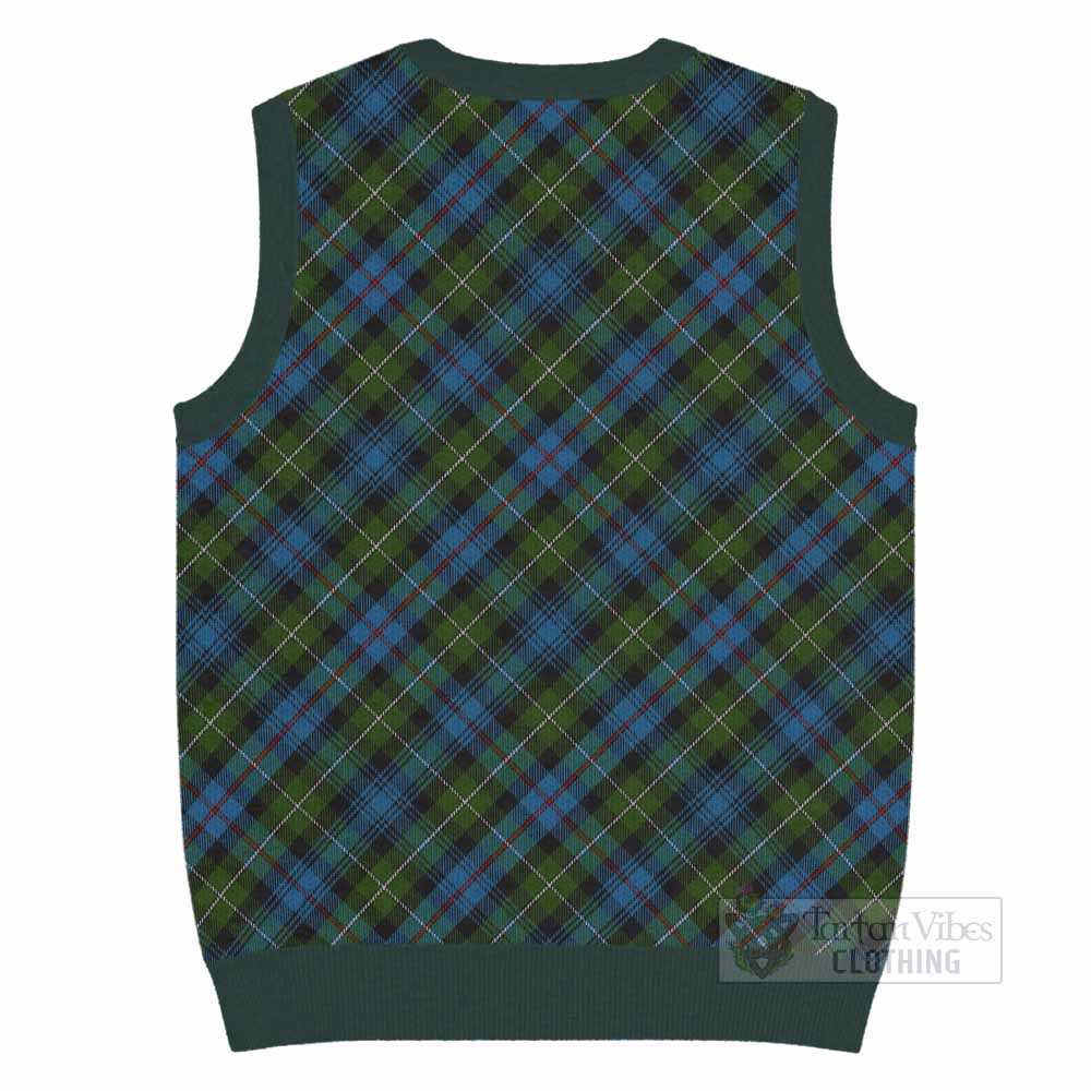 Mackenzie (Mckenzie) Tartan  Knitted V-Neck Vest Cross Style