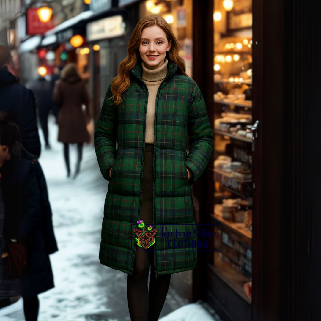 Mackenzie (Mckenzie) Tartan Long Down Jacket