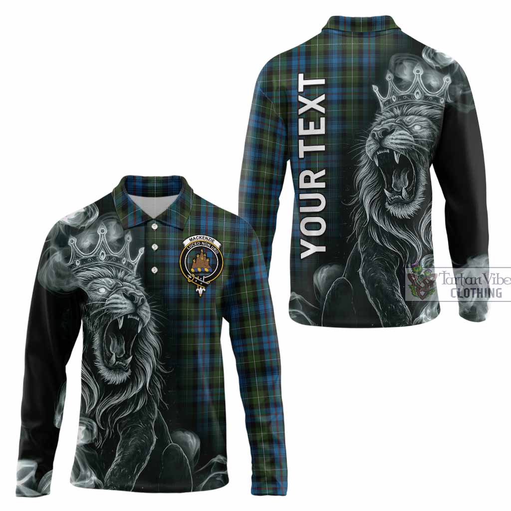 Mackenzie (Mckenzie) Tartan Long Sleeve Polo Shirt Roaring Lion Heritage