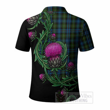 Mackenzie (Mckenzie) Tartan Polo Shirt Resilient Scottish Thistle