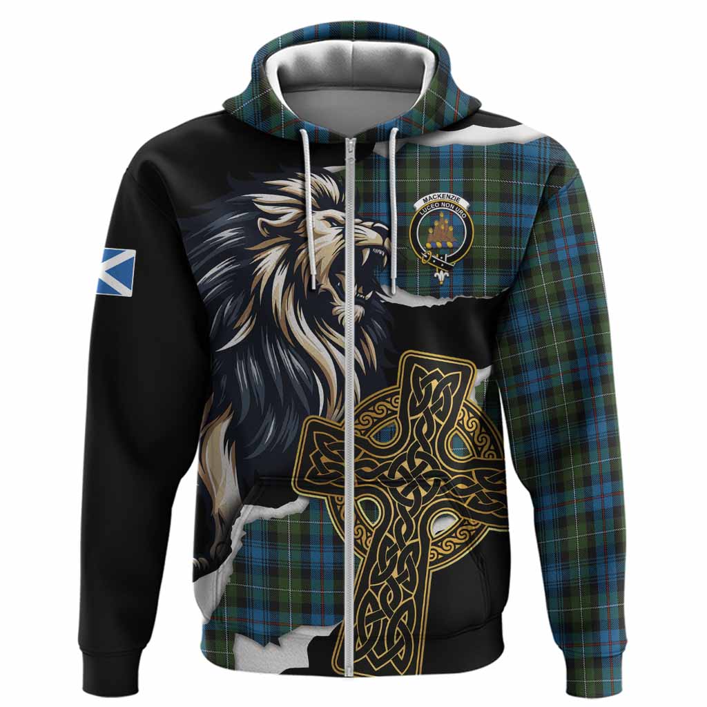 Mackenzie (Mckenzie) Tartan Scottish Hoodie Lion Celtic Heritage