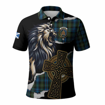 Mackenzie (Mckenzie) Tartan Scottish Polo Shirt Lion Celtic Heritage