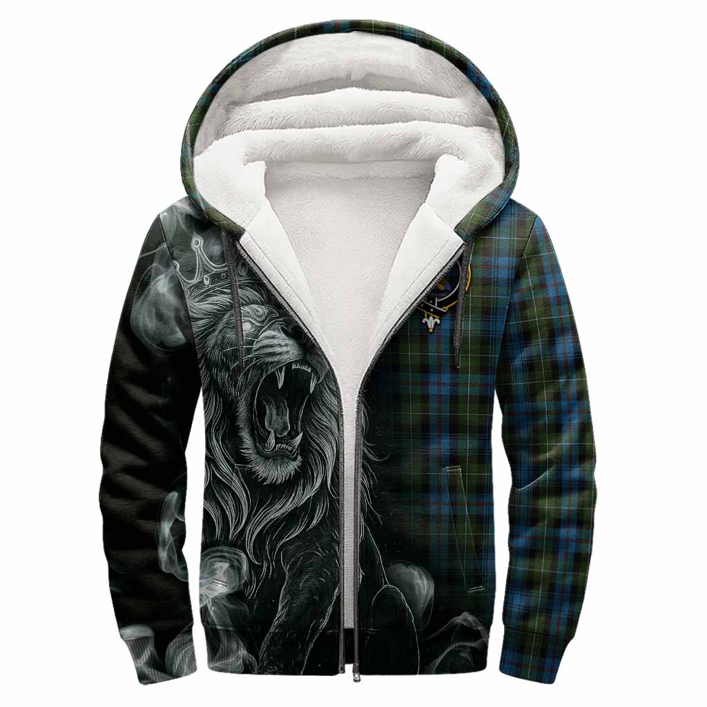 Mackenzie (Mckenzie) Tartan Sherpa Hoodie Roaring Lion Heritage