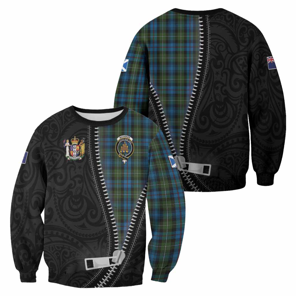 Mackenzie (Mckenzie) Tartan Sweatshirt New Zealand Pattern Unique Zipper Stylized
