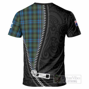 Mackenzie (Mckenzie) Tartan T-Shirt New Zealand Pattern Unique Zipper Stylized