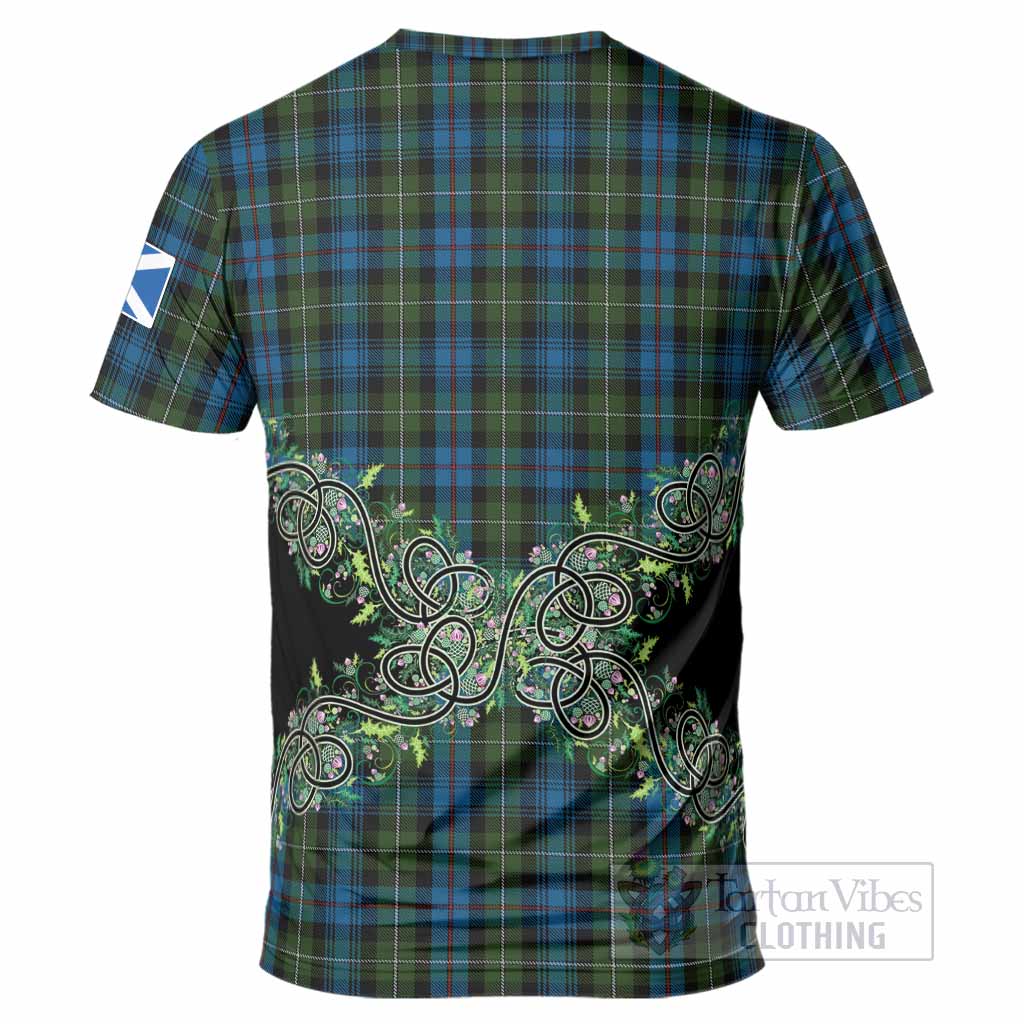 Mackenzie (Mckenzie) Tartan T-Shirt Thistle Scottish Spirit
