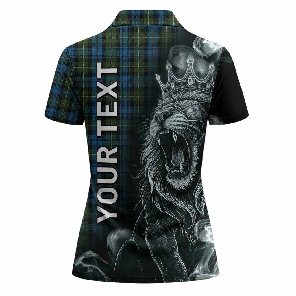 Mackenzie (Mckenzie) Tartan Women Polo Shirt Roaring Lion Heritage