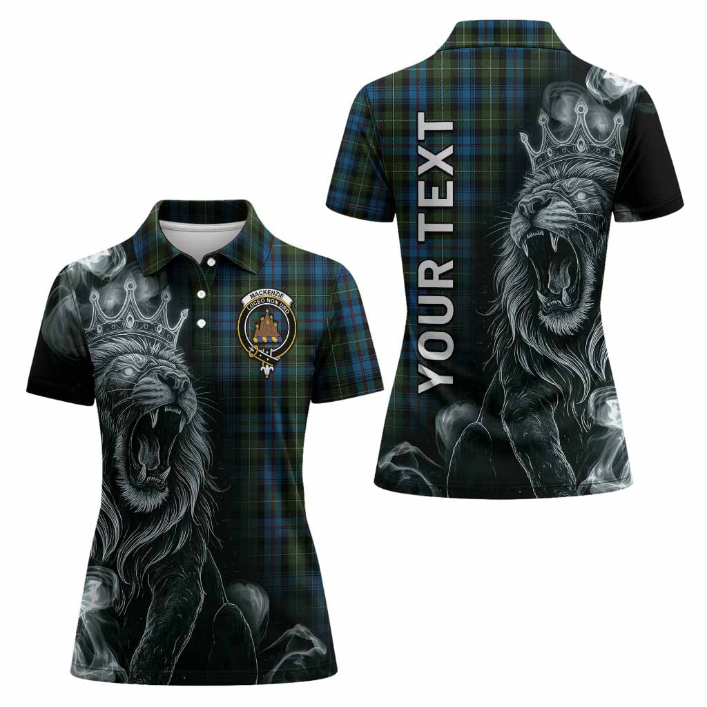 Mackenzie (Mckenzie) Tartan Women Polo Shirt Roaring Lion Heritage
