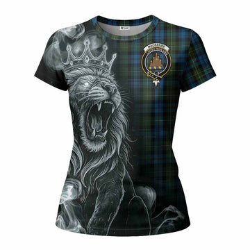 Mackenzie (Mckenzie) Tartan Women T shirt Roaring Lion Heritage