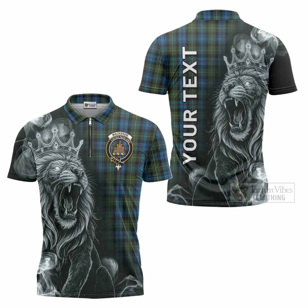 Mackenzie (Mckenzie) Tartan Zipper Polo Shirt Roaring Lion Heritage