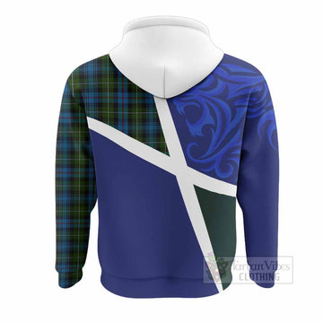 Mackenzie (Mckenzie) The Scottish Football Crest Hoodie Lion-Tartan Army