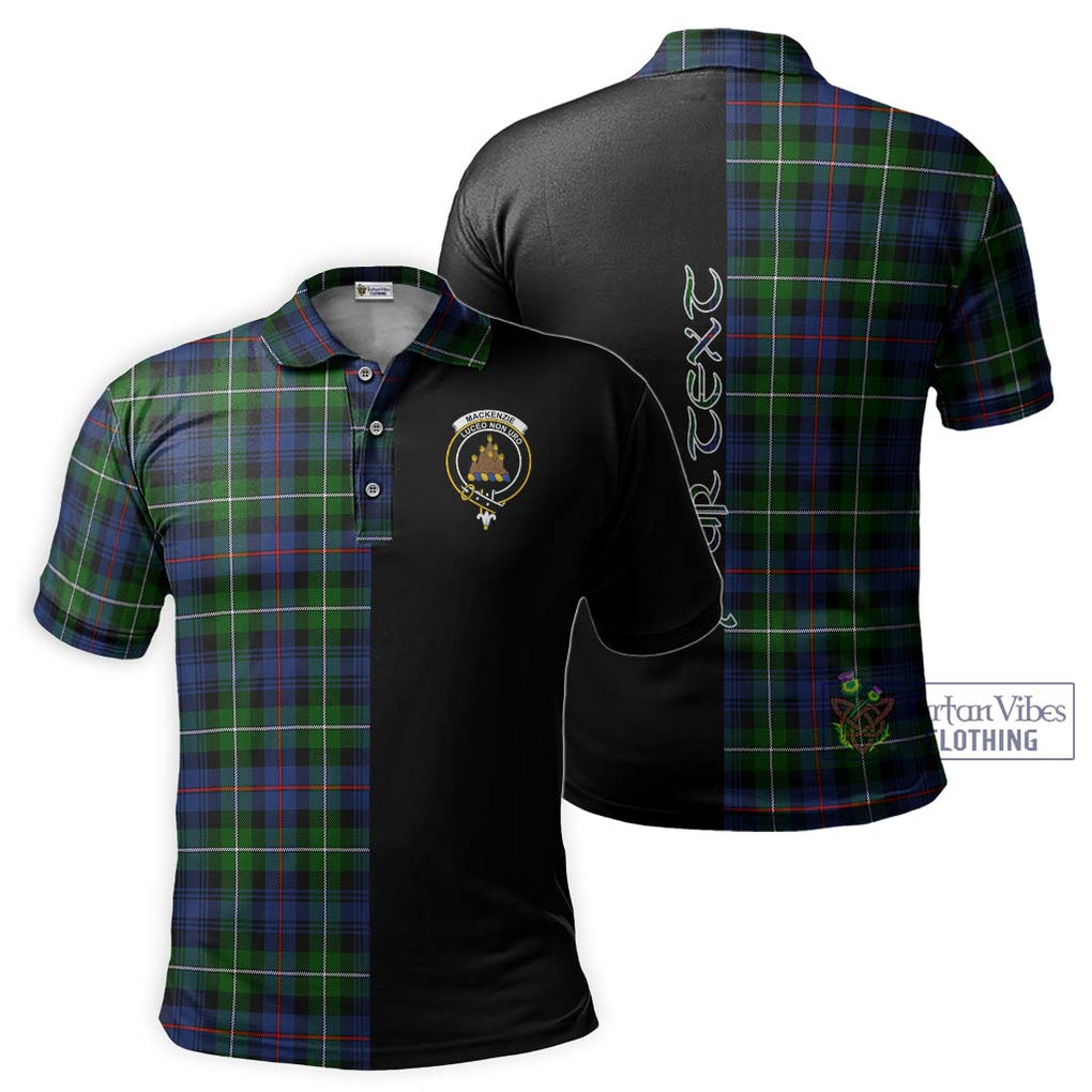 Tartan Vibes Clothing Mackenzie Modern #2 Tartan Polo Shirt with Family Crest and Half Of Me Style