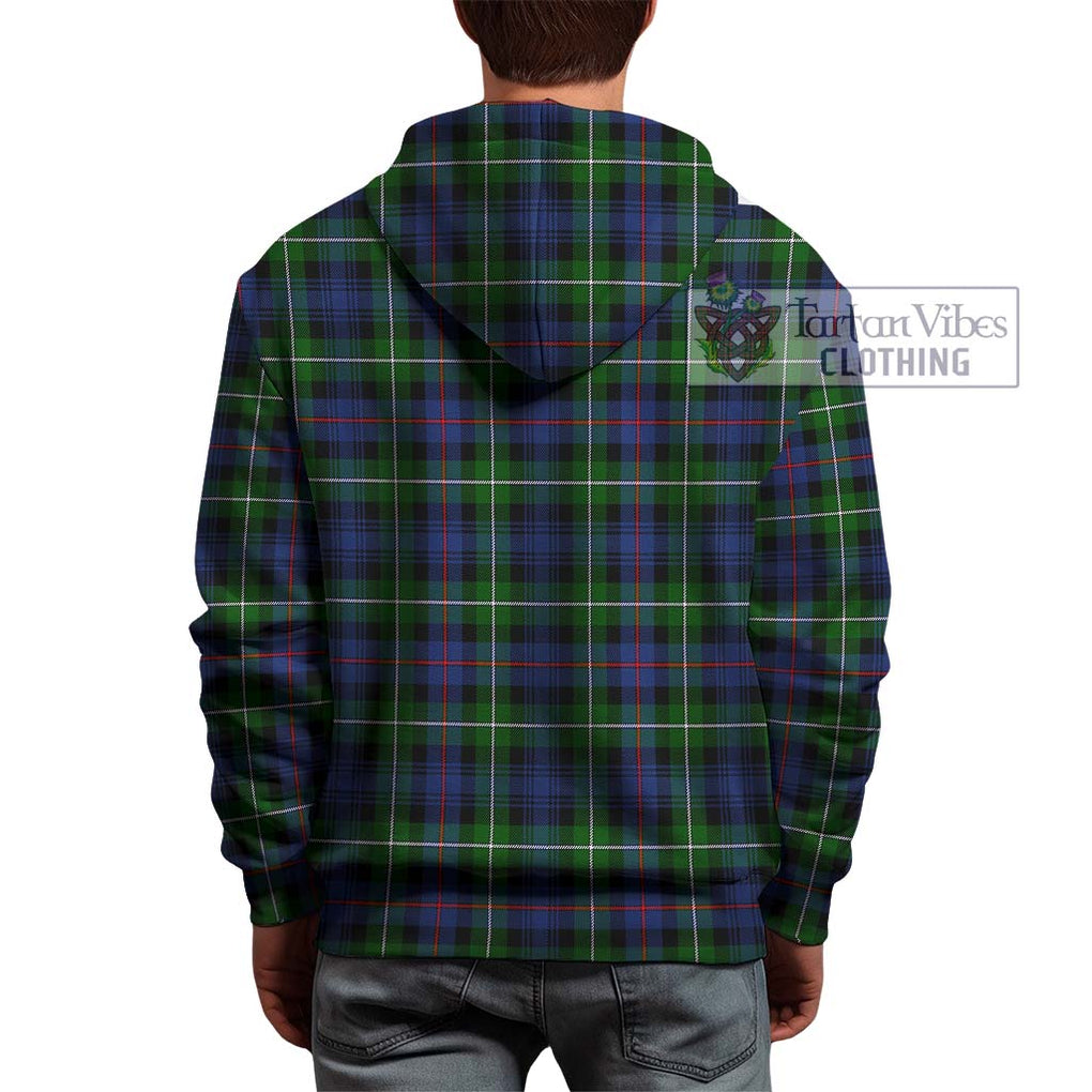 Tartan Vibes Clothing Mackenzie Modern #2 Tartan Hoodie with Family Crest DNA In Me Style