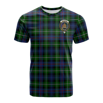 MacKenzie Modern Tartan T-Shirt with Family Crest