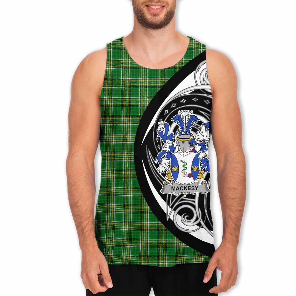 Tartan Vibes Clothing Mackesy Irish Clan Men's Tank Top Celtic Circle Style