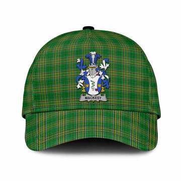 Mackesy Irish Clan Tartan Classic Cap with Coat of Arms