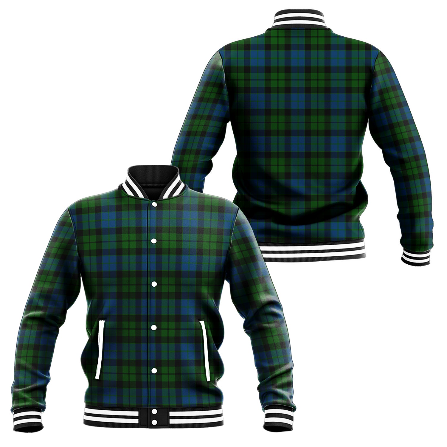 MacKie (McKie) Tartan Baseball Jacket Unisex - Tartan Vibes Clothing