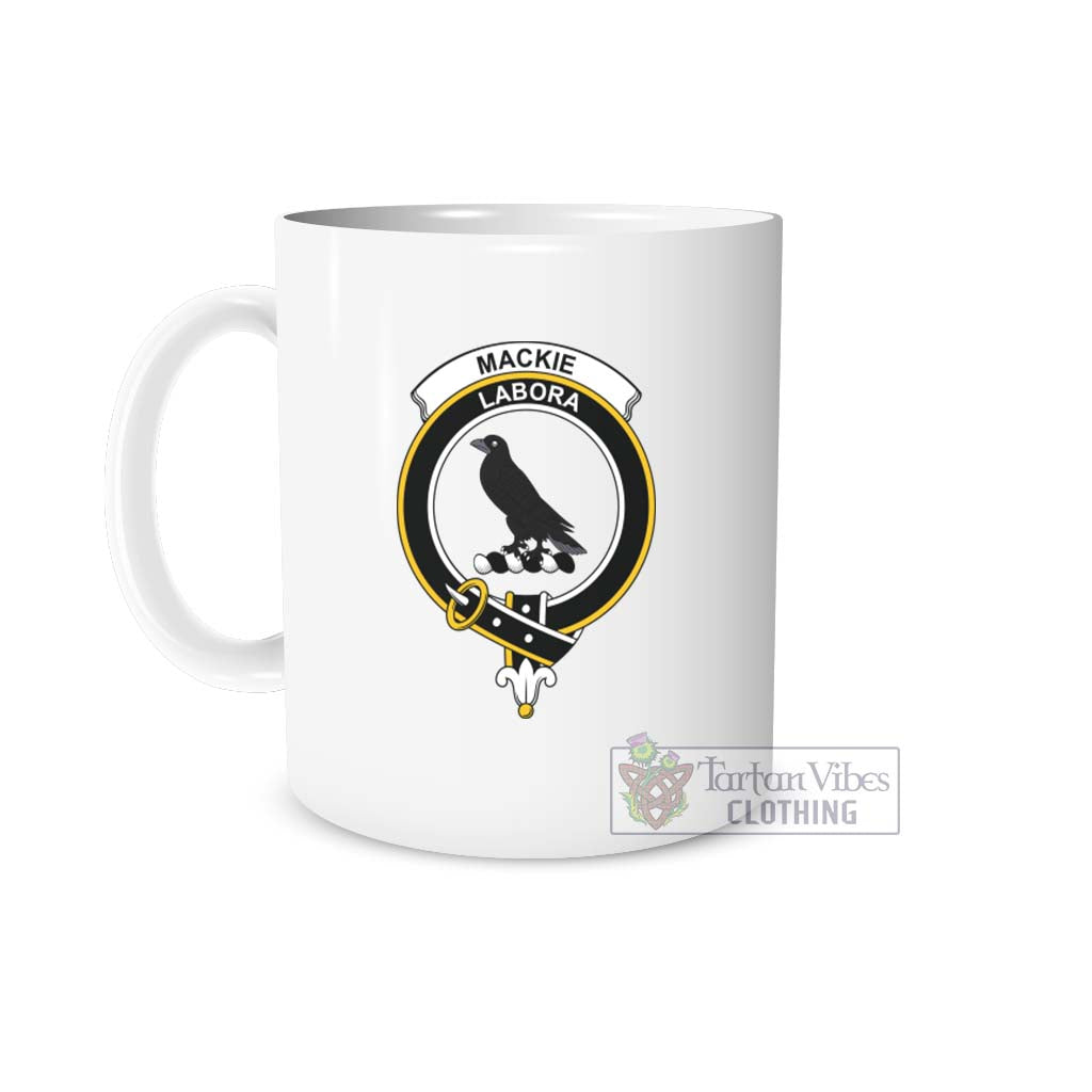 MacKie (McKie) Family Crest Ceramic Mug One Size 11oz size - 2D-tartanvibesclothing