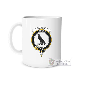 MacKie (McKie) Family Crest Ceramic Mug One Size 11oz size - 2D-tartanvibesclothing