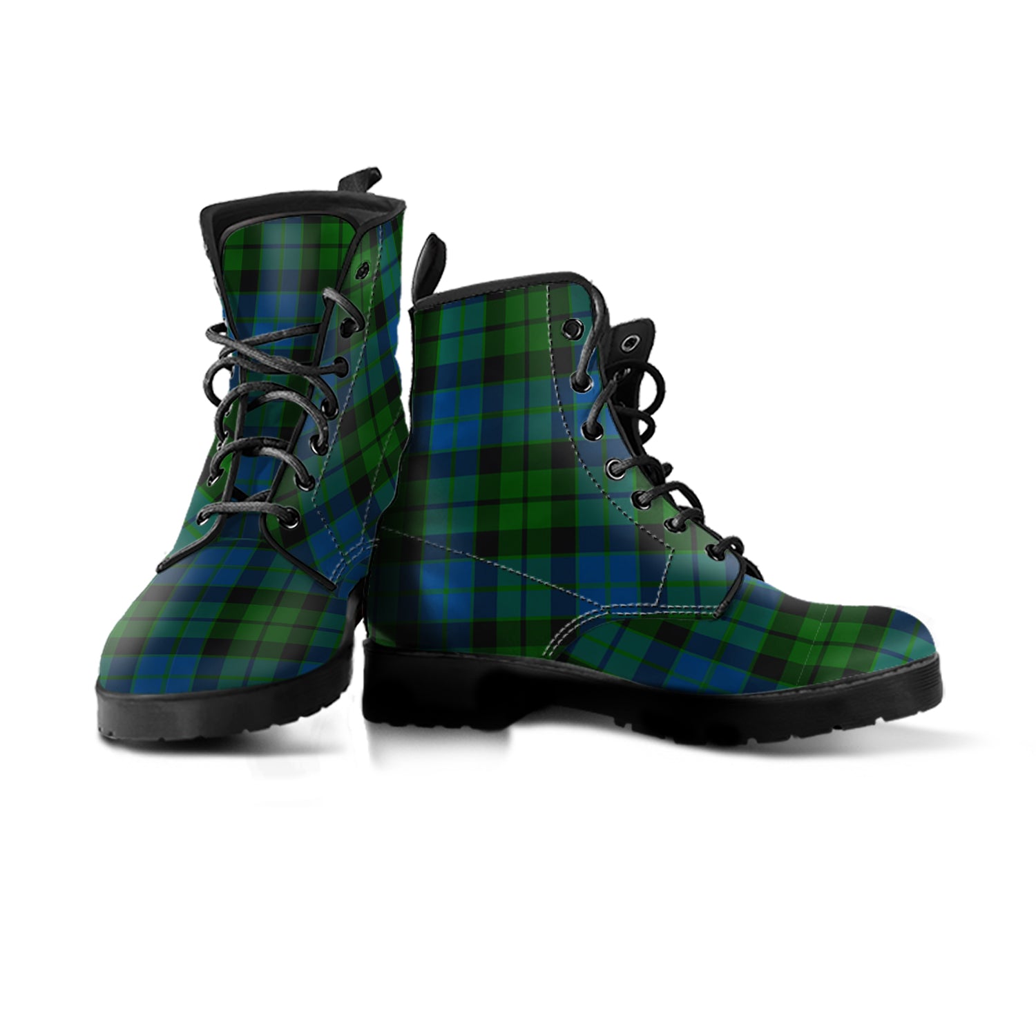 mackie-tartan-leather-boots