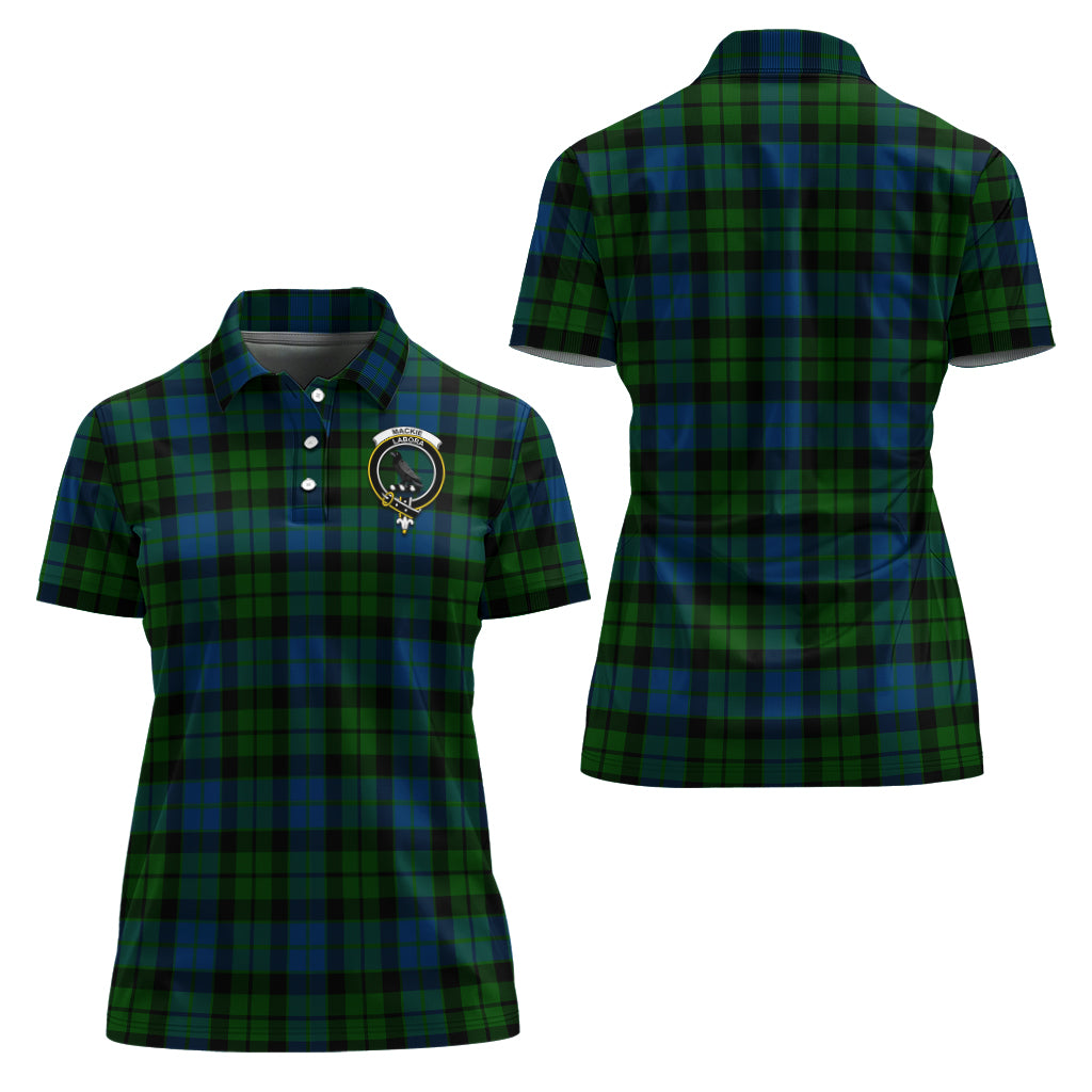 mackie-tartan-polo-shirt-with-family-crest-for-women