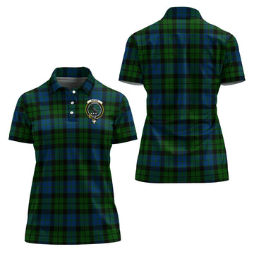 MacKie (McKie) Tartan Polo Shirt with Family Crest For Women Women - Tartan Vibes Clothing