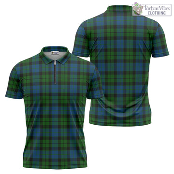Tartan Vibes Clothing MacKie Tartan Zipper Polo Shirt