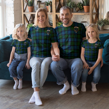 MacKie Tartan T-Shirt with Family Crest