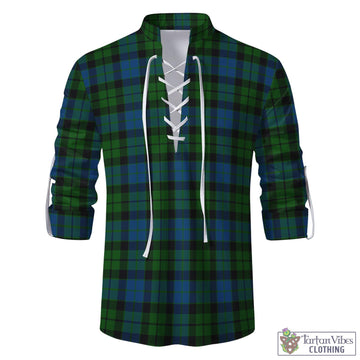 Tartan Vibes Clothing MacKie Tartan Men's Scottish Traditional Jacobite Ghillie Kilt Shirt