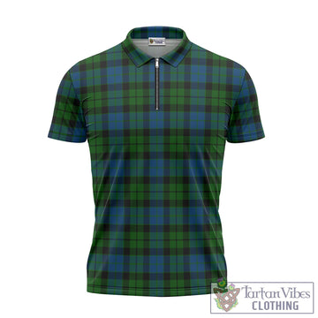 Tartan Vibes Clothing MacKie Tartan Zipper Polo Shirt