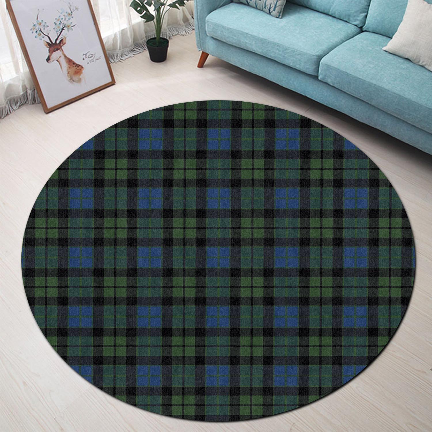 mackie-tartan-round-rug