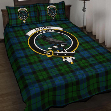 MacKie (McKie) Tartan Quilt Bed Set with Family Crest