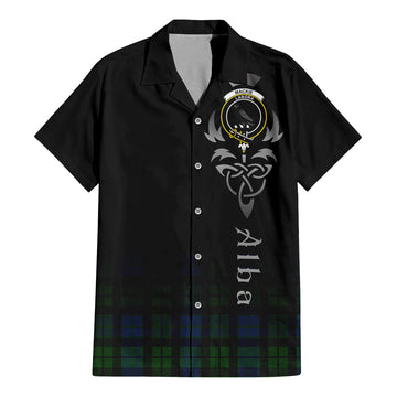 MacKie (McKie) Tartan Hawaiian Shirt Shirt Featuring Alba Gu Brath Family Crest Celtic Inspired