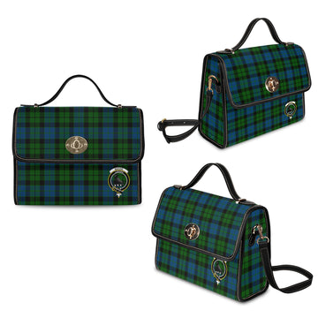 MacKie Tartan Waterproof Canvas Bag with Family Crest
