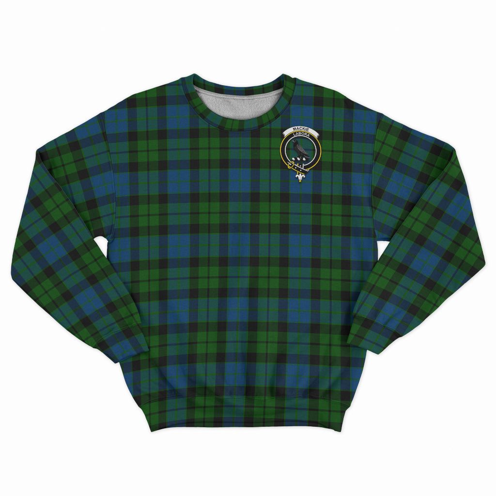 MacKie (McKie) Tartan Sweatshirt with Family Crest - Tartan Vibes Clothing