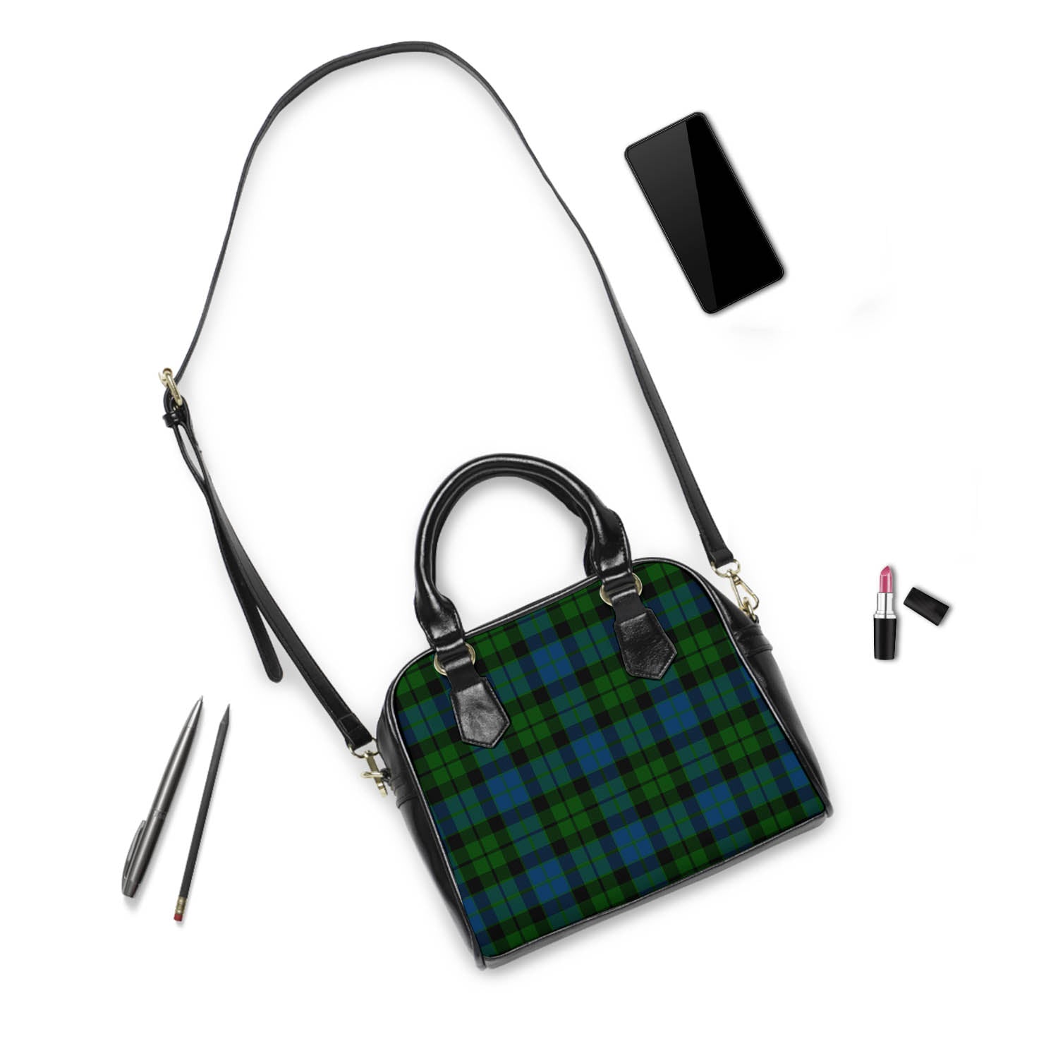MacKie Tartan Shoulder Handbags - Tartanvibesclothing