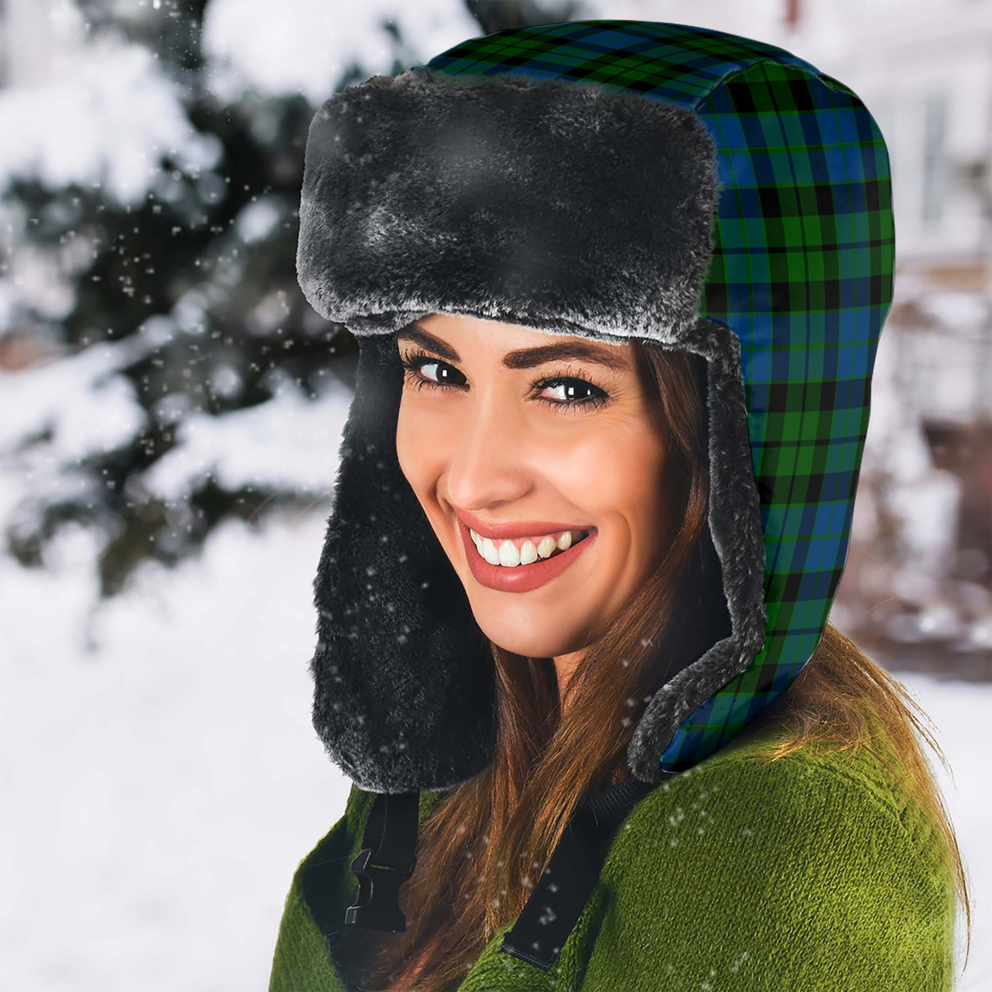 MacKie Tartan Winter Trapper Hat - Tartanvibesclothing