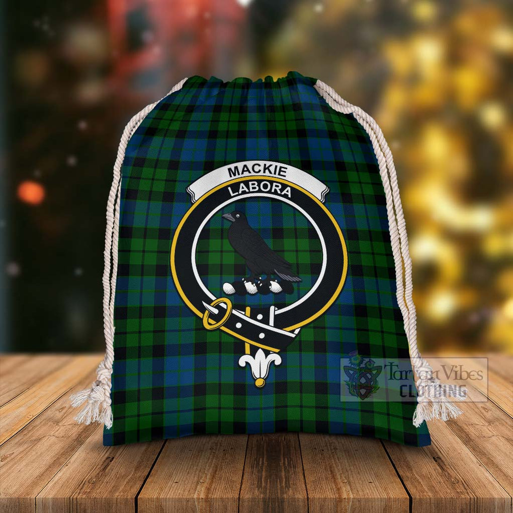 Tartan Vibes Clothing MacKie (McKie) Tartan Christmas Santa's Bag with Family Crest