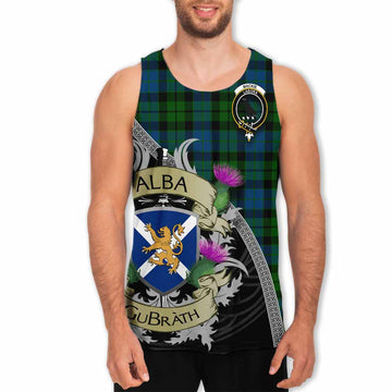 MacKie (McKie) Tartan Family Crest Men's Tank Top Lion Rampant Royal Thistle Shield Celtic Inspired