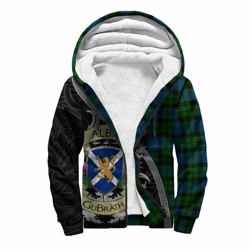 Tartan Vibes Clothing MacKie (McKie) Tartan Family Crest Sherpa Hoodie Lion Rampant Royal Thistle Shield Celtic Inspired