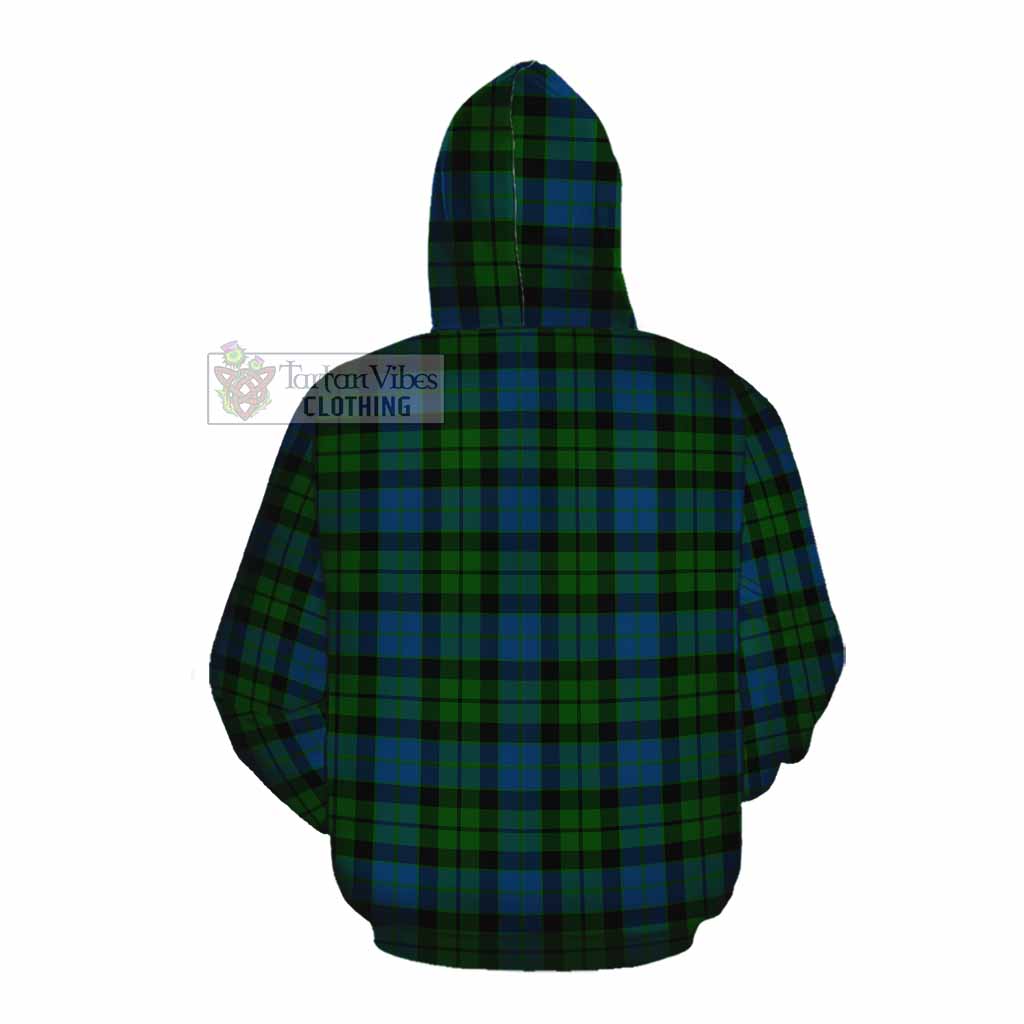 Tartan Vibes Clothing MacKie (McKie) Tartan Cotton Hoodie with Family Crest DNA In Me Style