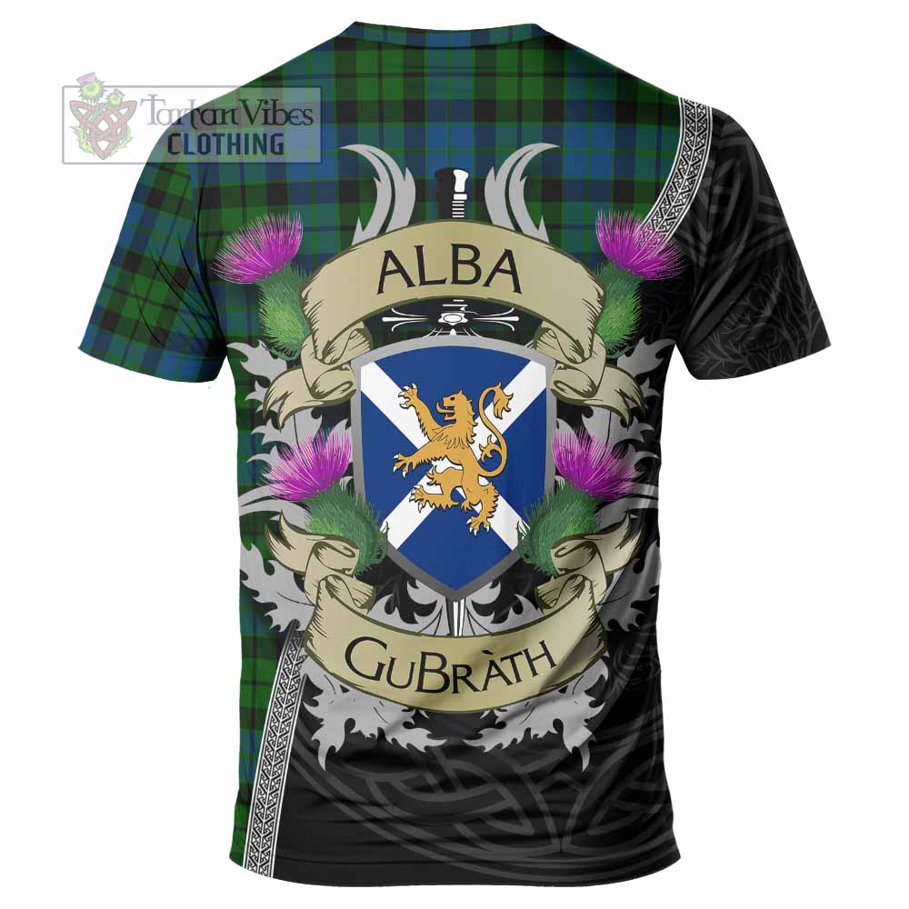Tartan Vibes Clothing MacKie (McKie) Tartan Family Crest T-Shirt Lion Rampant Royal Thistle Shield Celtic Inspired