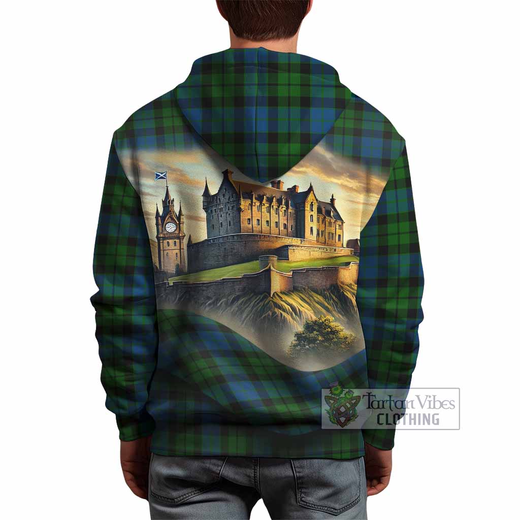 Tartan Vibes Clothing MacKie (McKie) Tartan Family Crest Hoodie with Scottish Ancient Castle Style