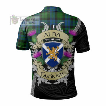 MacKie (McKie) Tartan Family Crest Polo Shirt Lion Rampant Royal Thistle Shield Celtic Inspired